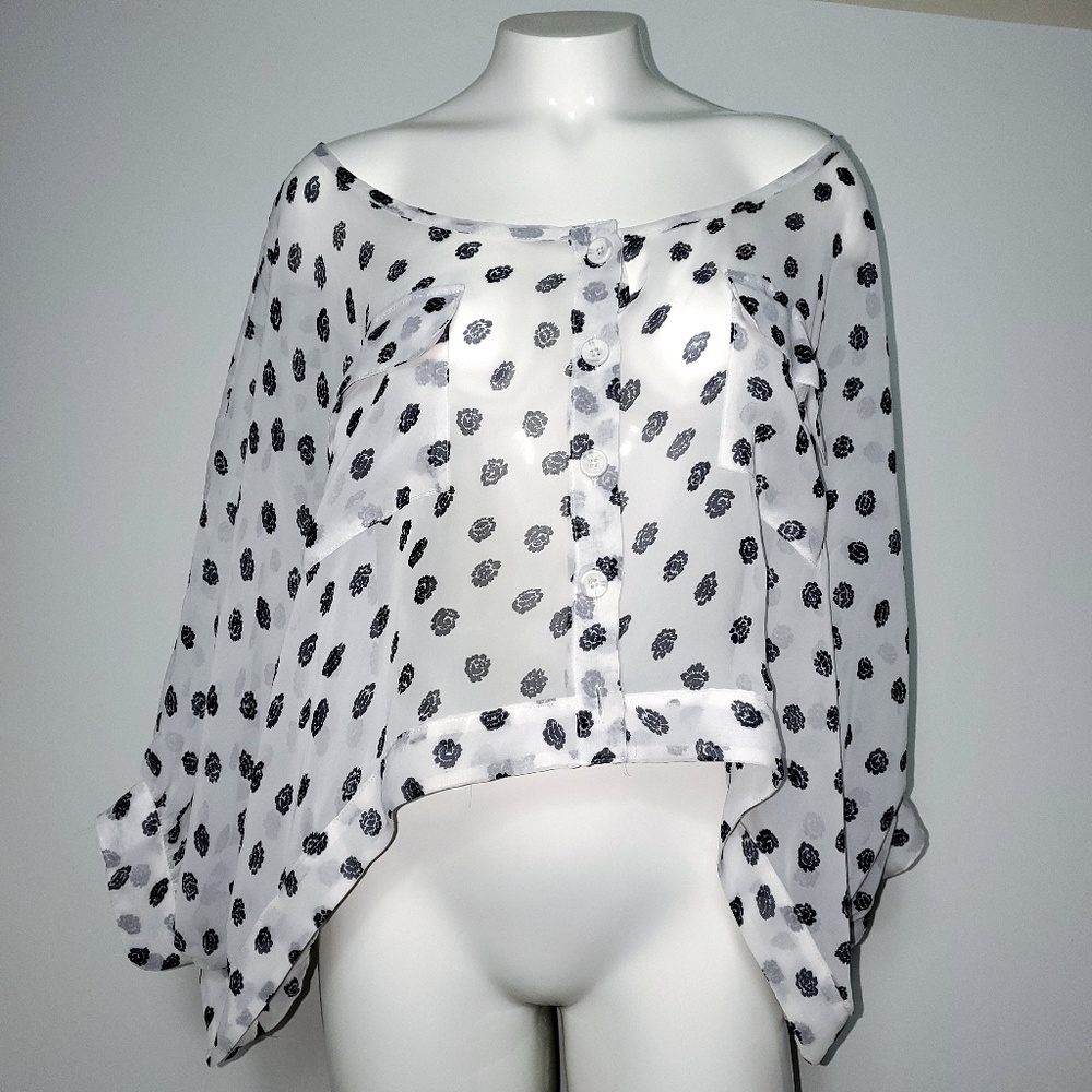 Free People Women's Sheer Top Size Medium